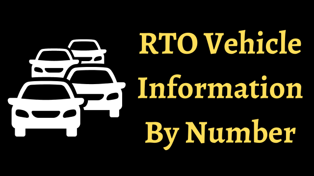 RTO Vehicle Information By Number