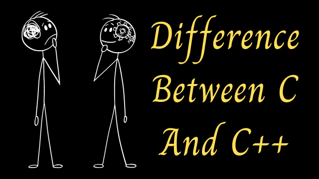 Difference Between C And C++